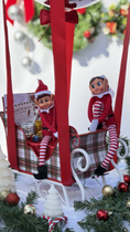 Load image into Gallery viewer, North Pole Balloon Voyage: Personalized Elf Airship
