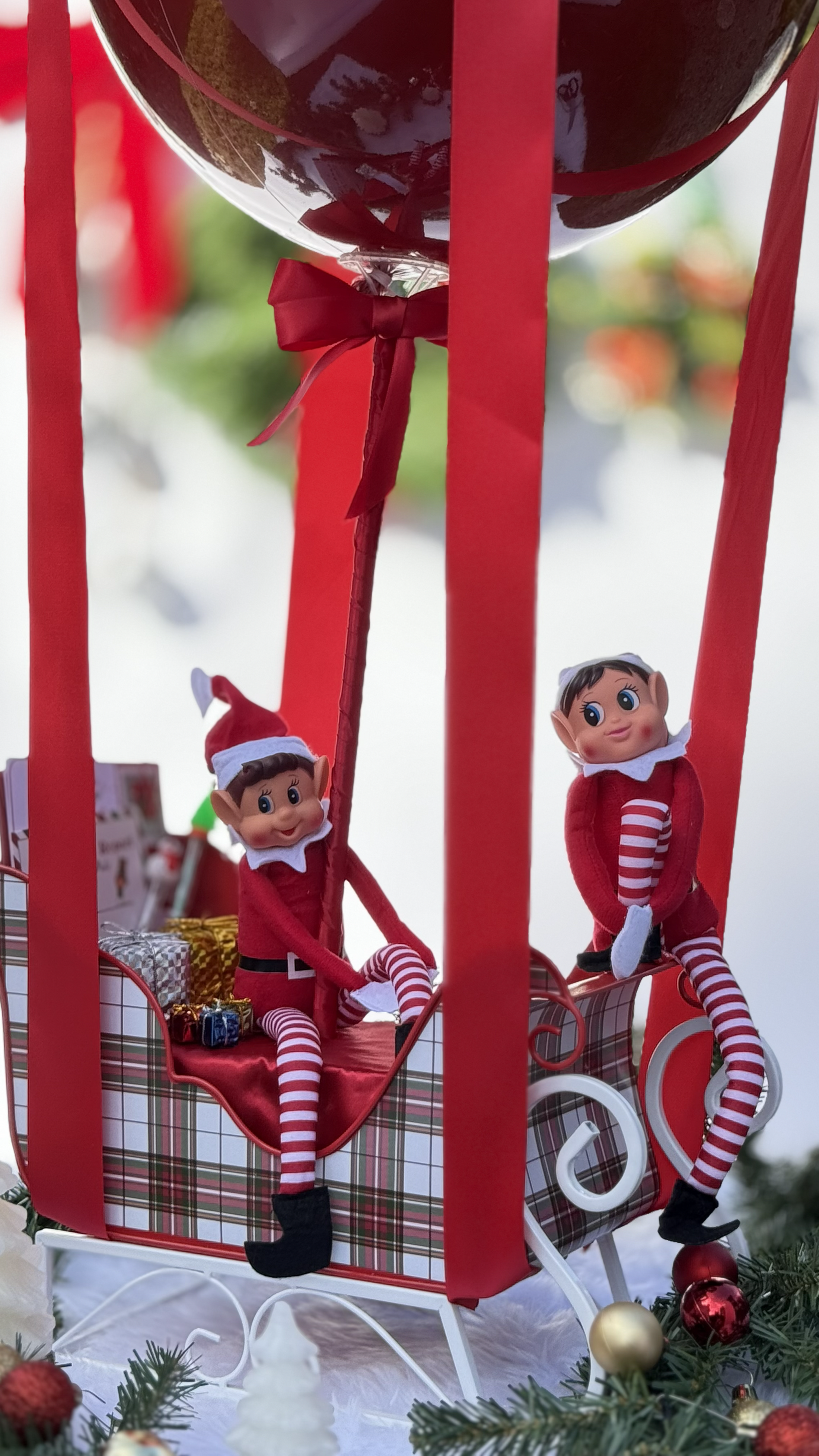 North Pole Balloon Voyage: Personalized Elf Airship