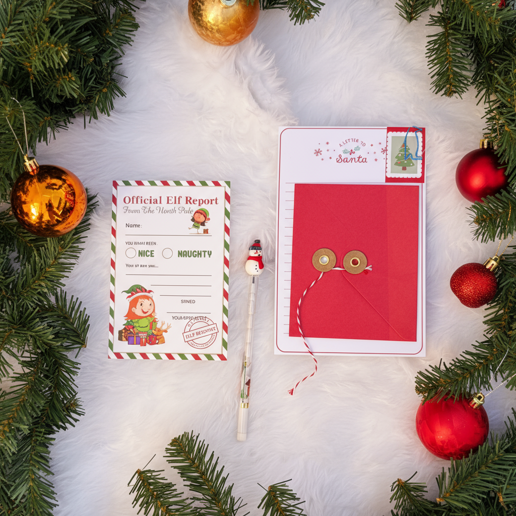 North Pole Balloon Voyage: Personalized Elf Airship