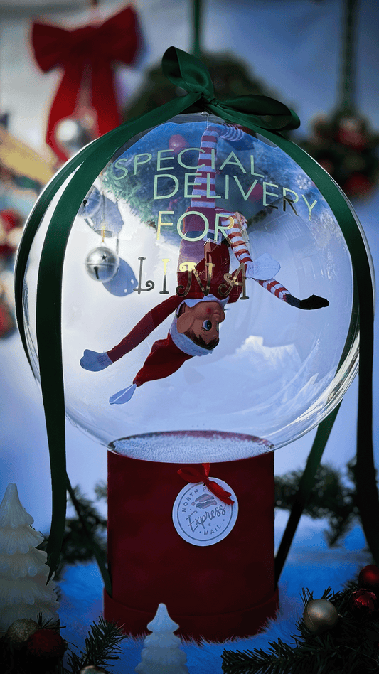 North Pole Special Delivery Globe