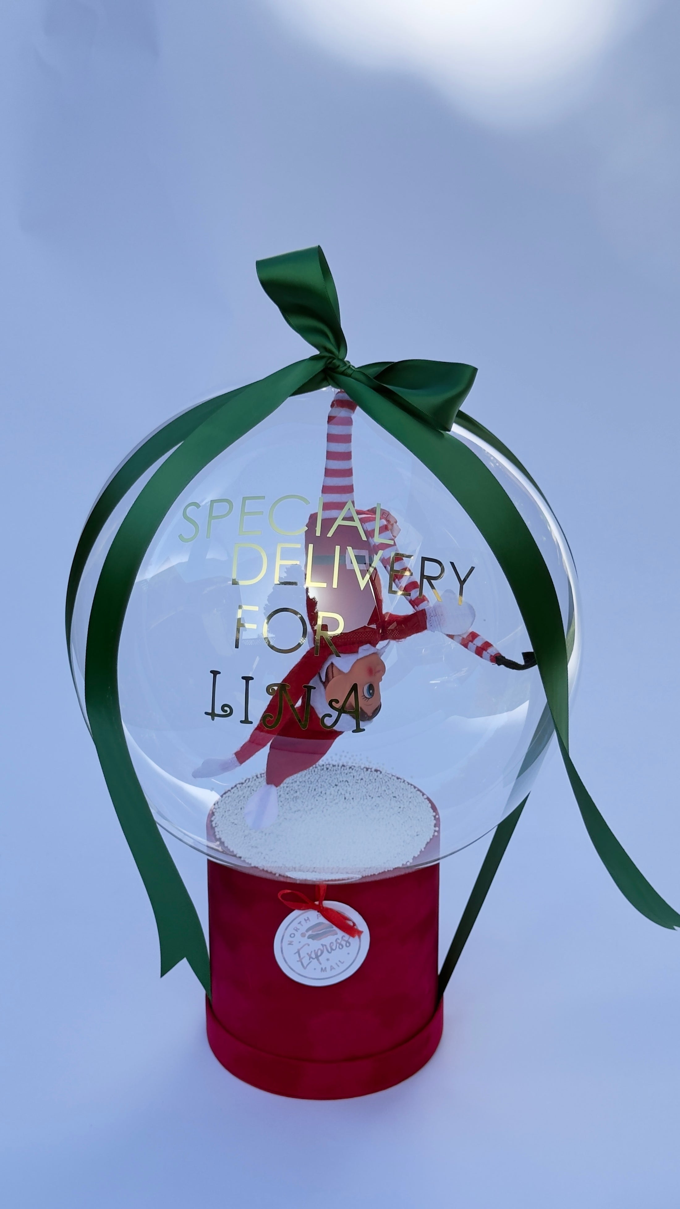 North Pole Special Delivery Globe