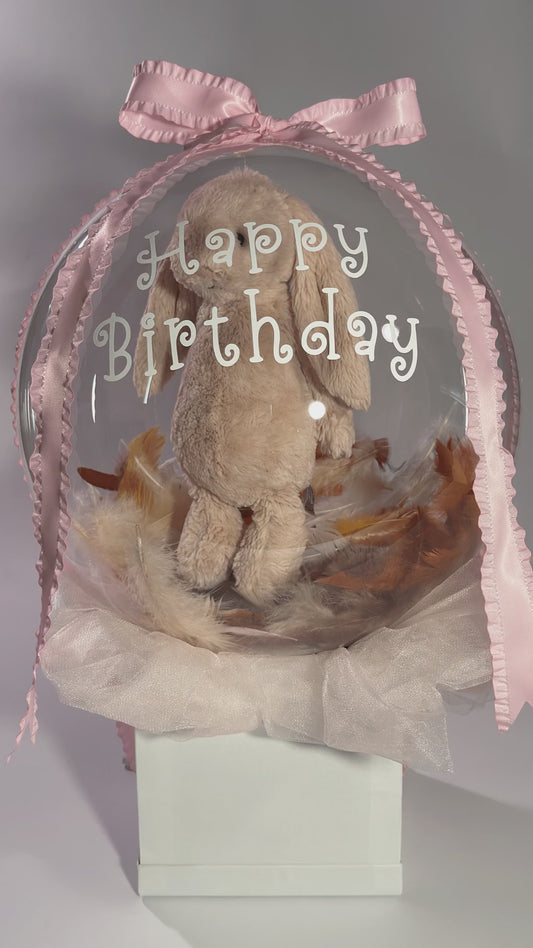 Birthday Bunny in a Balloon